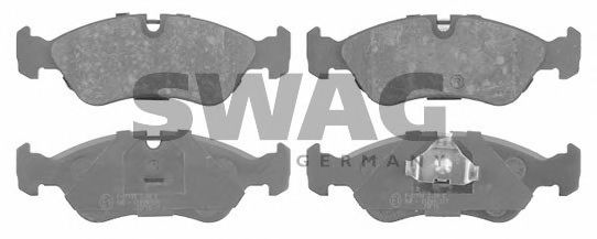 SWAG 40916030 Тормозные колодки SWAG для OPEL