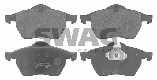 SWAG 40916107 Тормозные колодки SWAG для SAAB