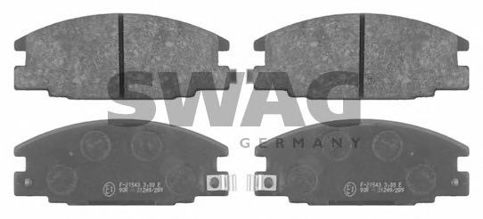 SWAG 40916323 Тормозные колодки SWAG для OPEL