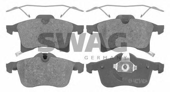 SWAG 40916603 Тормозные колодки SWAG для OPEL