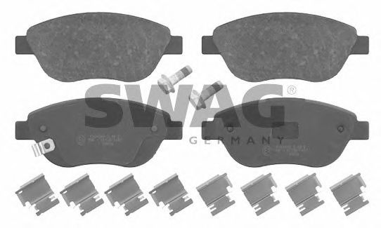 SWAG 40916630 Тормозные колодки SWAG для OPEL