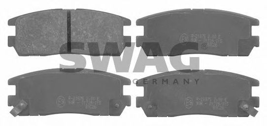 SWAG 40916641 Тормозные колодки SWAG для OPEL