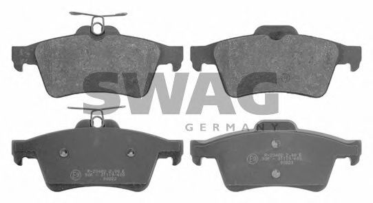 SWAG 40916744 Тормозные колодки SWAG для SAAB