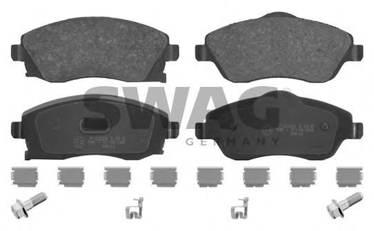 SWAG 40916748 Тормозные колодки SWAG для OPEL