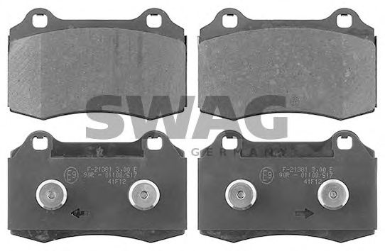 SWAG 50116079 Тормозные колодки SWAG для FORD
