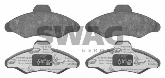 SWAG 50916038 Тормозные колодки SWAG для FORD