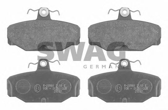 SWAG 50916169 Тормозные колодки SWAG для FORD