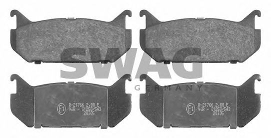 SWAG 50916194 Тормозные колодки SWAG для FORD USA