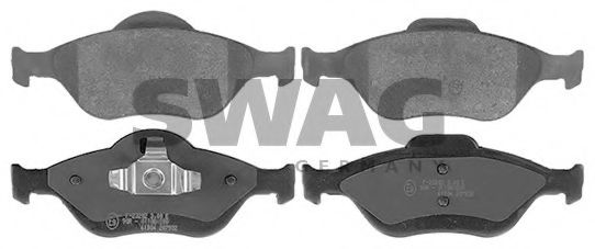 SWAG 50916401 Тормозные колодки SWAG для MAZDA 2