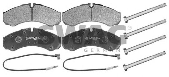 SWAG 60116193 Комплект тормозных колодок, дисковый тормоз  SWAG 60116193 Комплект тормозных колодок, дисковый тормоз