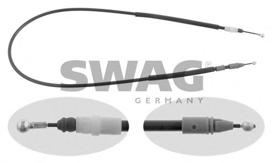 SWAG 60933167 Трос ручного тормоза SWAG для OPEL