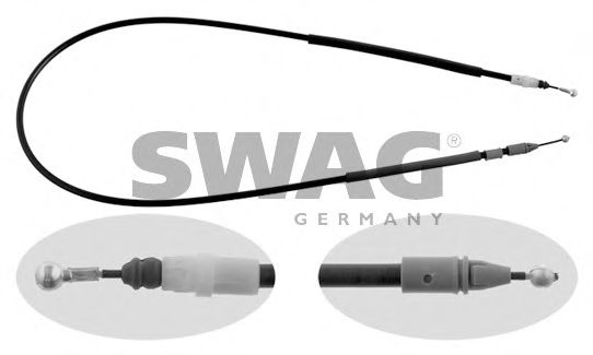 SWAG 60933168 Трос ручного тормоза SWAG для OPEL