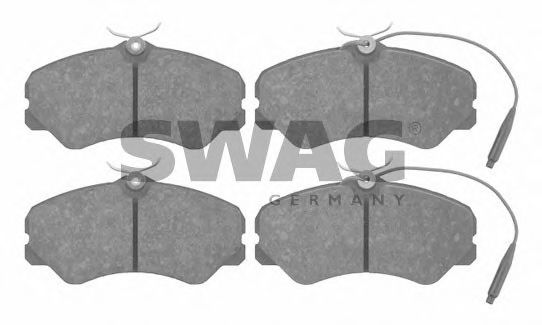 SWAG 62916049 Тормозные колодки SWAG для PEUGEOT