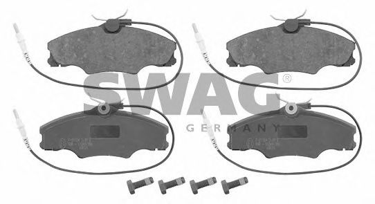 SWAG 62916221 Тормозные колодки SWAG для PEUGEOT