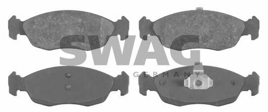 SWAG 62916238 Тормозные колодки SWAG для PEUGEOT