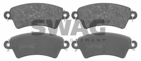 SWAG 62916364 Тормозные колодки SWAG для PEUGEOT