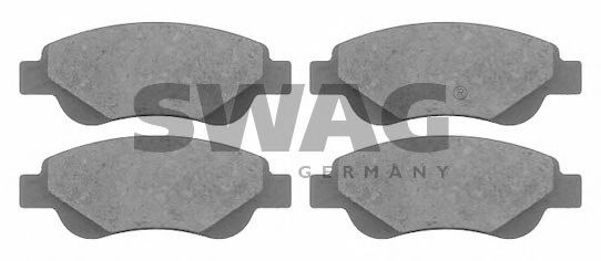 SWAG 62916589 Тормозные колодки SWAG для PEUGEOT