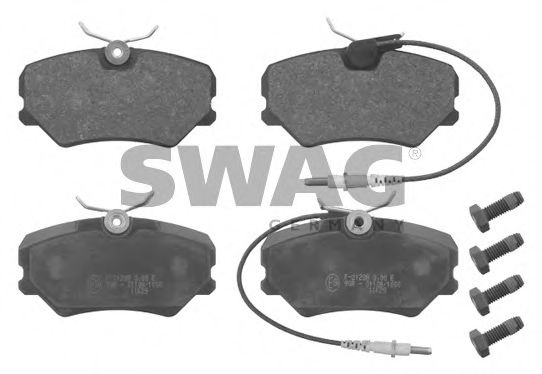 SWAG 62916818 Тормозные колодки SWAG для CITROEN