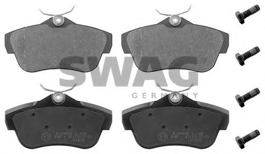 SWAG 62916891 Тормозные колодки SWAG для CITROEN