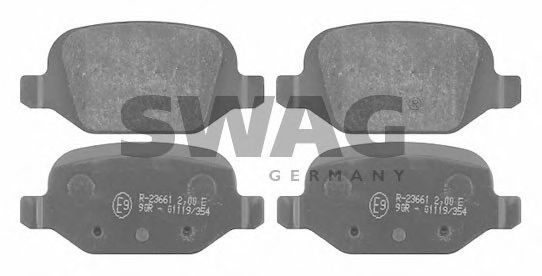 SWAG 70916370 Тормозные колодки SWAG для LANCIA