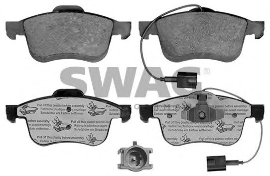 SWAG 72116104 Тормозные колодки SWAG для LANCIA