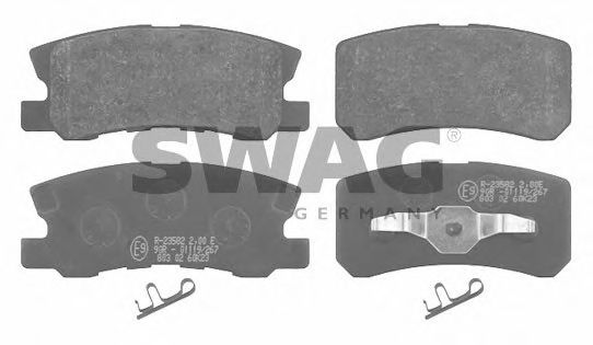 SWAG 80916583 Тормозные колодки SWAG для MITSUBISHI