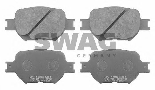 SWAG 81916578 Тормозные колодки SWAG для TOYOTA