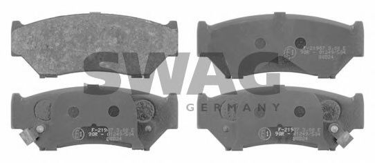 SWAG 84916657 Тормозные колодки SWAG для SUZUKI