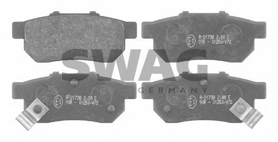 SWAG 85916301 Тормозные колодки SWAG для HONDA
