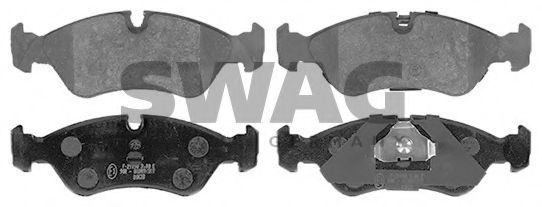SWAG 89916339 Тормозные колодки SWAG для DAEWOO