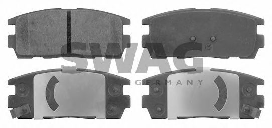 SWAG 89916631 Тормозные колодки SWAG для CHEVROLET