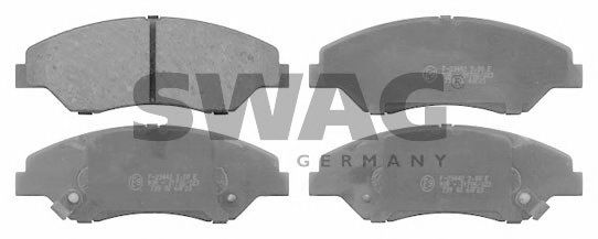 SWAG 91916557 Тормозные колодки SWAG для KIA
