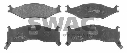 SWAG 91916558 Тормозные колодки SWAG для KIA