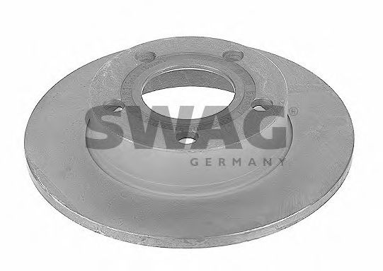 SWAG 99990010 Тормозные диски для VOLKSWAGEN