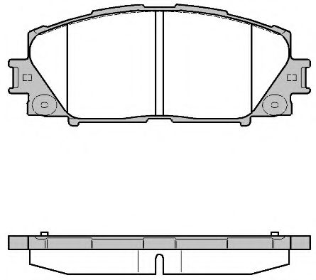 ROADHOUSE 2122410 Тормозные колодки ROADHOUSE для TOYOTA