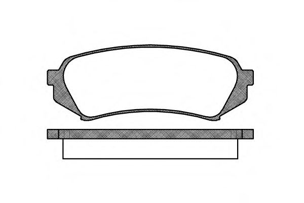 ROADHOUSE 270600 Тормозные колодки ROADHOUSE для TOYOTA LAND CRUISER