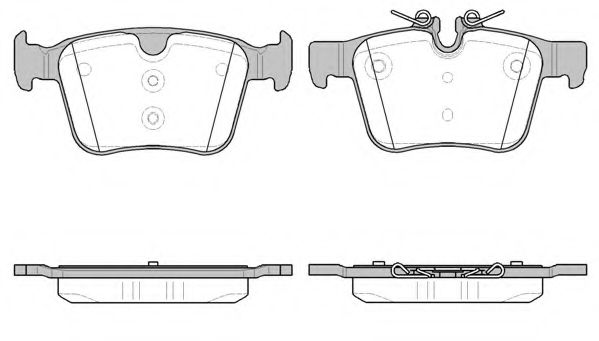 ROADHOUSE 2151640 Тормозные колодки ROADHOUSE для LAND ROVER