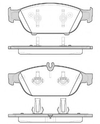 ROADHOUSE 2144110 Тормозные колодки ROADHOUSE для MERCEDES-BENZ E-CLASS