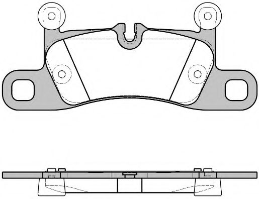 ROADHOUSE 2137940 Тормозные колодки ROADHOUSE для PORSCHE