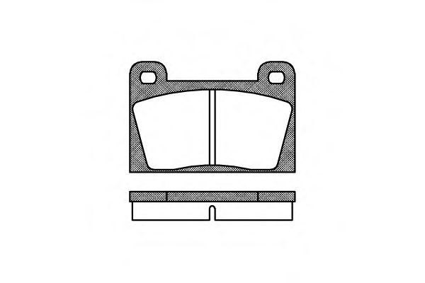 REMSA 001810 Тормозные колодки REMSA 