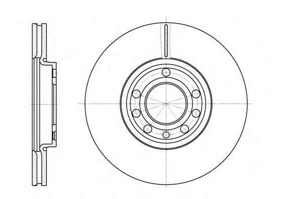 REMSA 668910 Тормозные диски для FIAT