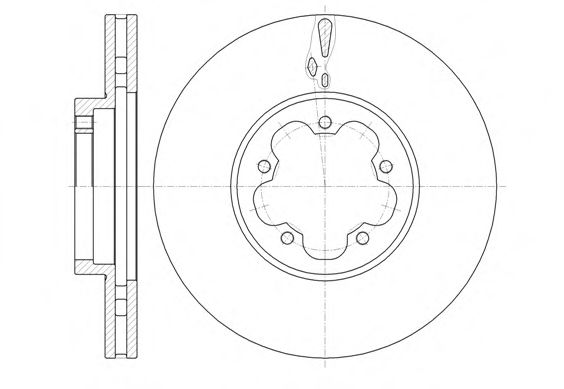 REMSA 6146010 Тормозные диски REMSA для FORD