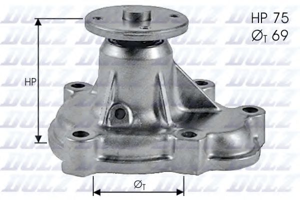 DOLZ O132 Водяной насос  DOLZ O132 Водяной насос