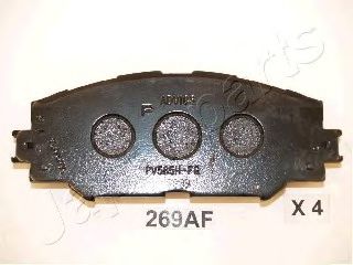 JAPANPARTS PA269AF Тормозные колодки для SUBARU TREZIA