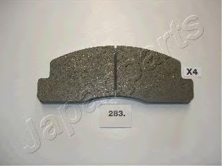 JAPANPARTS PA283AF Комплект тормозных колодок, дисковый тормоз 