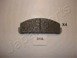 JAPANPARTS PA314AF Комплект тормозных колодок, дисковый тормоз 
