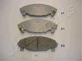 PA-699AF JAPANPARTS Тормозные колодки PA-699AF JAPANPARTS Тормозные колодки