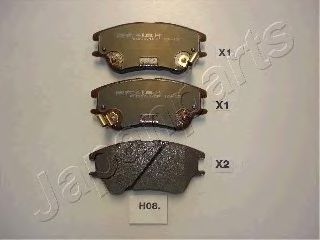 PA-H08AF JAPANPARTS Тормозные колодки PA-H08AF JAPANPARTS Тормозные колодки