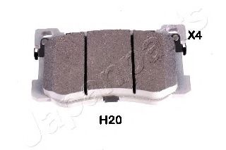 PAH20AF JAPANPARTS Тормозные колодки PAH20AF JAPANPARTS Тормозные колодки
