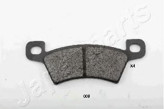 PP-009AF JAPANPARTS Тормозные колодки PP-009AF JAPANPARTS Тормозные колодки